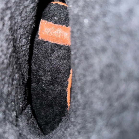 MEN’s COACH Harvey Black Smooth Leather Pull-on Boot. Shearling Lining Size 9D - Picture 7 of 12